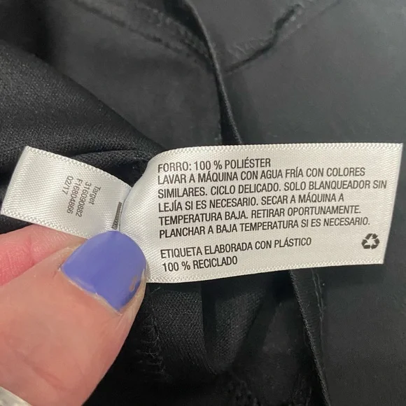 Velvet Burn Out Black/Blue Chiffon Tiered Midi Dress W/Slip Sheer Oversized L - Picture 9 of 17